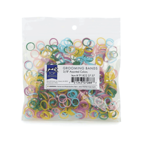 TP Grooming Bands - Assorted Colours 3/8in for Secure Hairstyling