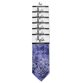 Tie-Dye Bandanas with Display Clip Strip