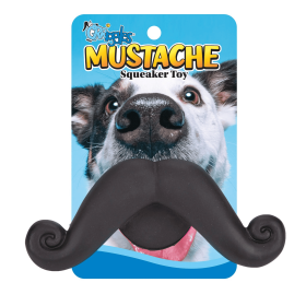 Grriggles Mustache Squeaker Toy for Dogs