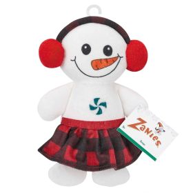 Buffalo Check Snow Girl Plush Toy for Pets