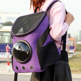 Adventure Paws Portable Pet Carrier: The Stylish Solution For On-The-Go Pet Owners (Color: Purple)